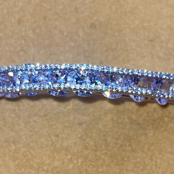 NWT🆕 Cate d’Argent 925 Sterling Silver Floating
CZ Channel Adjustable Bracelet - Picture 7 of 11